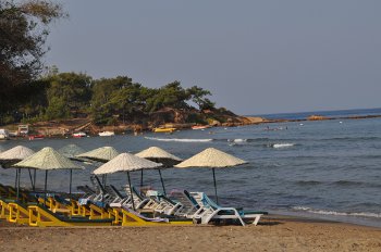 Børnevenlig strand ved ferielejlighed